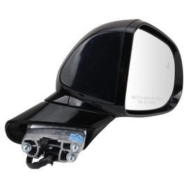 TRQ Right Mirror Passenger Side Compatible with 2021-2023 Hyundai Santa Fe HY1321331