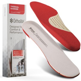 Ortholite O-Therm Thermal Barrier Shoe Sole Trim-to-Fit Insert-Designed for Athletes on Snow or on Turf who Want to Block Out Cold or Heat