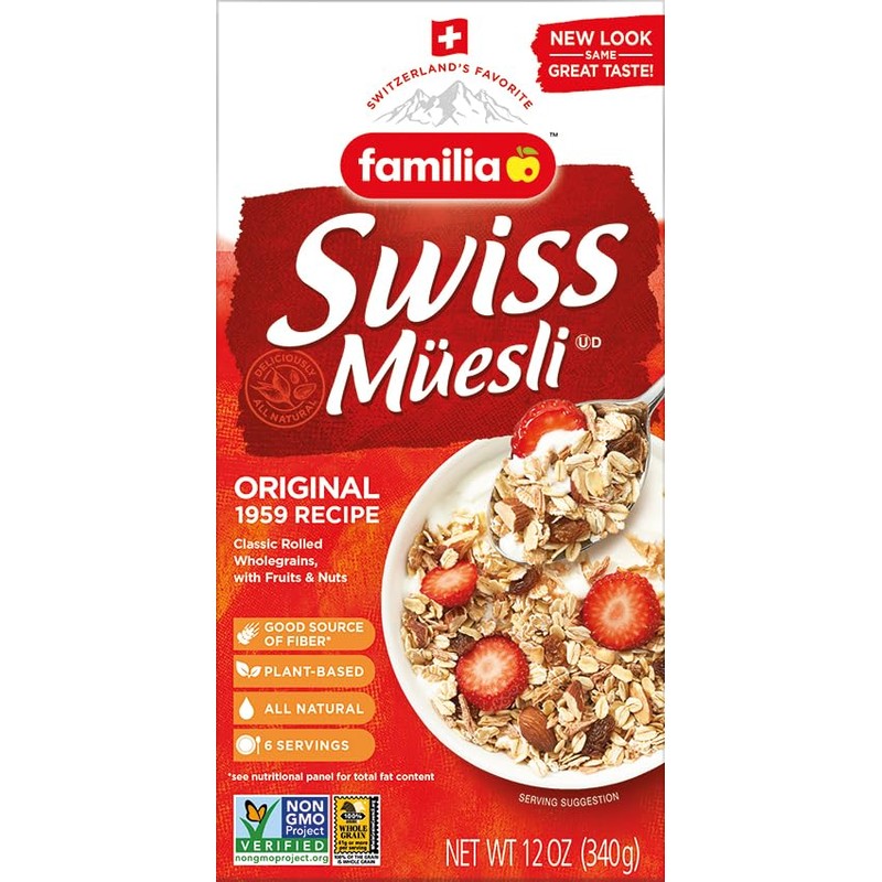 Familia Swiss Muesli Cereal, Original Recipe with Fruit and Nuts