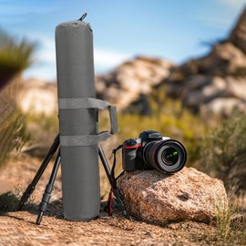 Silfrae Padded Tripod Carrying Bag for Light Stands Boom Stand and Tripod (Gray, Large)