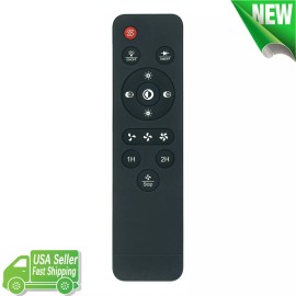 For PINFM New Replaced Remote Control for PINFM Bladeless Ceiling Fan with Lights