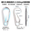 DOKeep 4-Pack Heavy Duty Large Carabiner Mini Carabiner Load Capacity