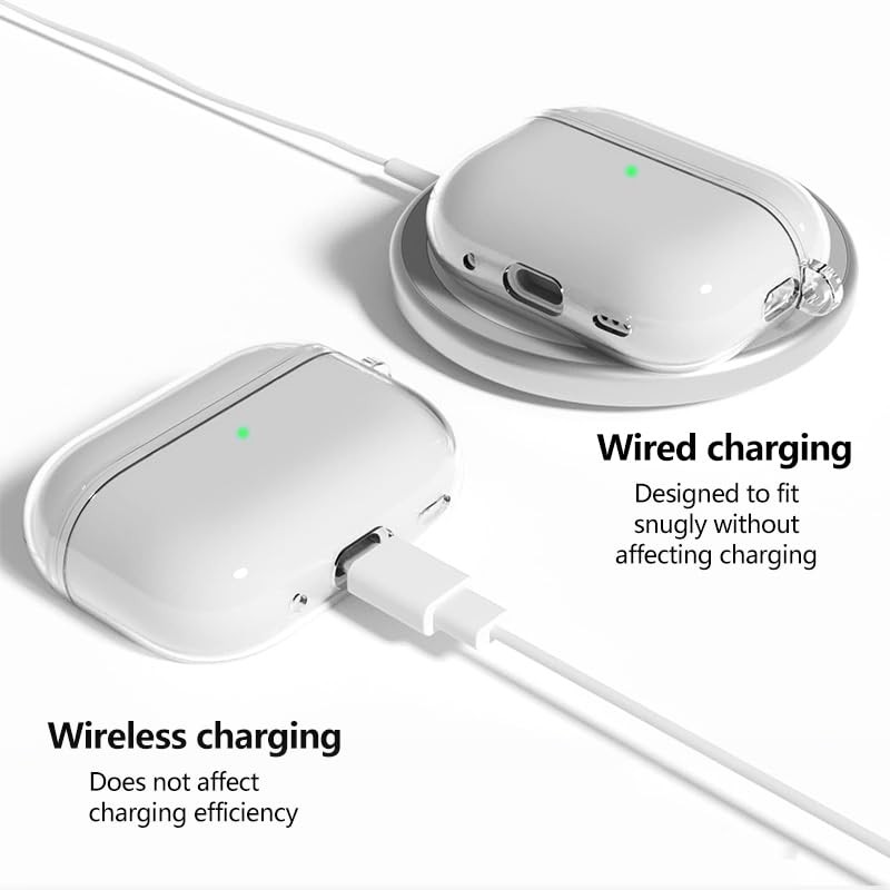 Lemxiee Transparent TPU Case for AirPods Pro 3 Case
