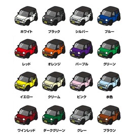 MKJP Custom Key Chain Mazda Flare Crossover MS31S MS41S Type Base: White, blue (pale)