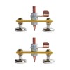 2PCS Magnetic Welding Ground Clamps - Strong Magnet Head Support