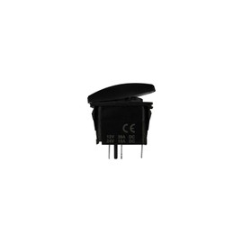 SuperATV 12V/20A Momentary Off-Road Rocker Switch for Winch In/Out Rocker Switch - LED Illuminated