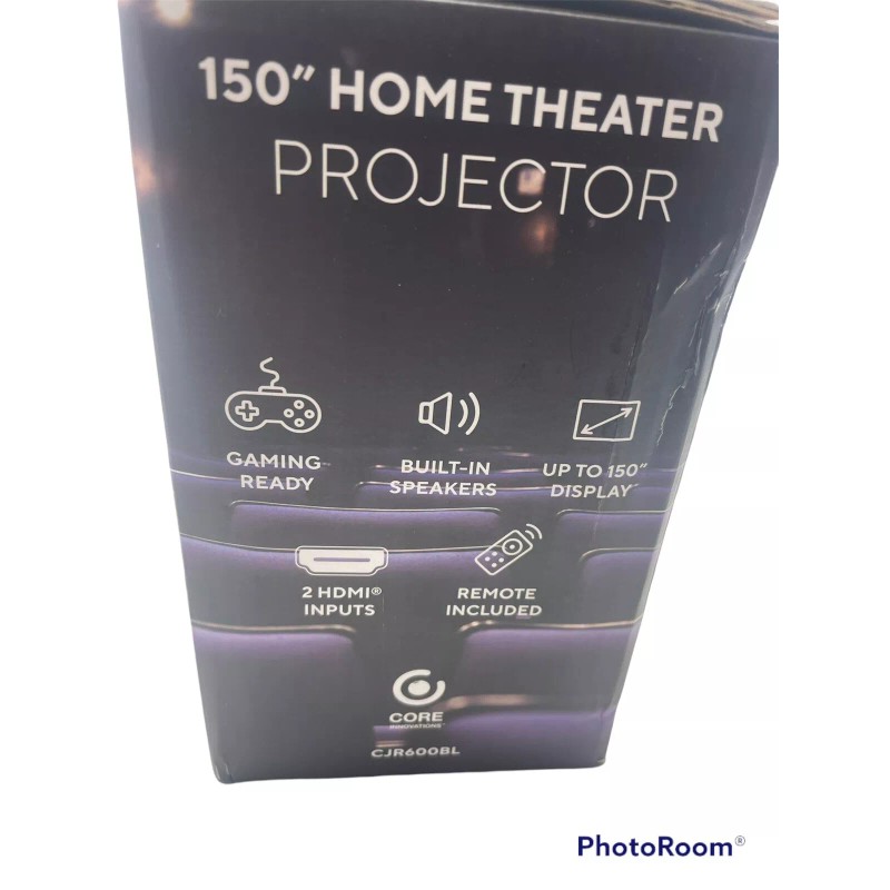 Core Innovations 150” LCD Home Theater Projector - Gaming Ready
