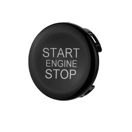 Black Engine Start Stop Push Button Cover Trim Ignition Switch Button Replacement for Alfa Romeo Giulia Stelvio 2017-2019