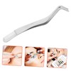 Baluue False Eyelash Auxiliary Tweezers False Eyelash Remover Tool Stainless