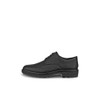 ECCO Men's Oslo Plain Toe Oxford, Black Pebbled Leather, 13-13.5