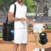 DSLEAF Tennis Ball Bag with Sturdy Bottom, Baseball & Lacrosse