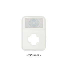 PCCB MINGT 10PCS 22.5MM Coin Slab Display Acrylic Coin Holder Collection Casing Protector Storage Case For Coin Collection And Supplies