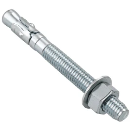 Wensilon 3/8x3" 30Pcs Inch Standard Fasteners for Heavy-Duty Zinc Wedge Anchors for Cement and Concrete