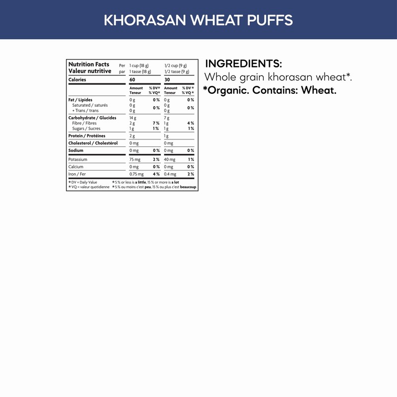 Natures Path Organic Khorasan Wheat Puffs Cereal, 6 Oz