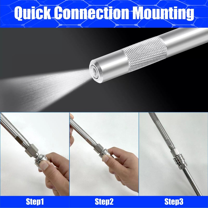 JOEJET Pressure Washer Long Range Chemical Nozzle Shooter Tip Power