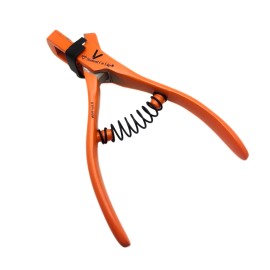 Medical Essentials USA V-Shape Ear Notcher Medium 7" Custom Made Orange Heavy Duty Veterinary