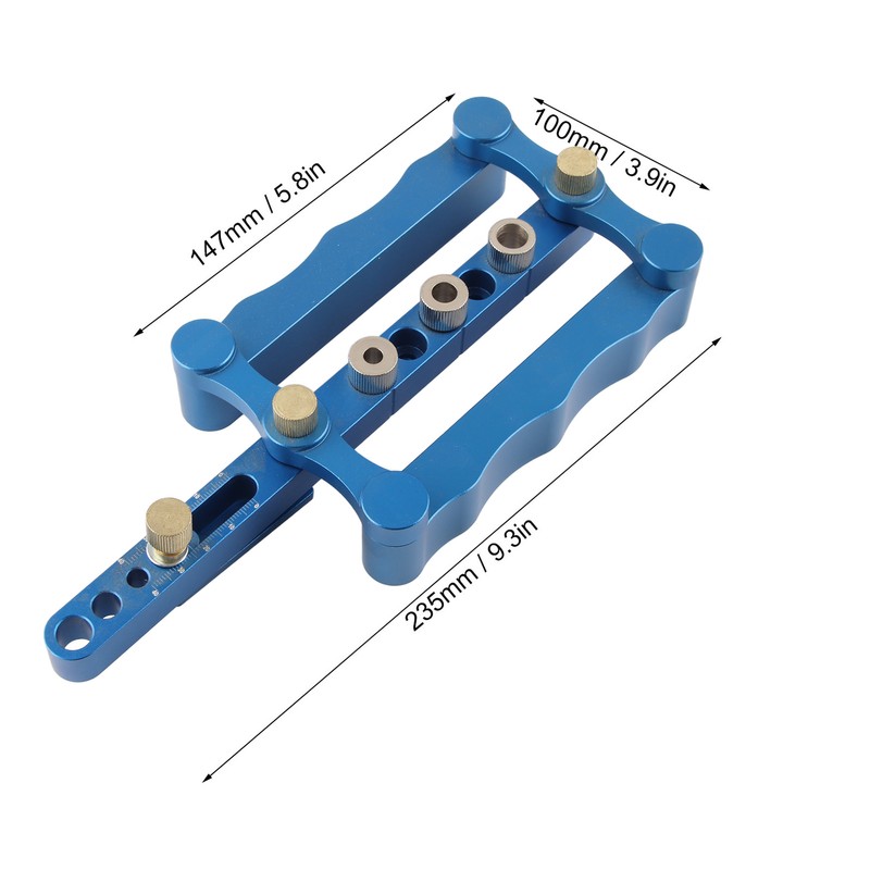 Woodworking Positioner Wood Dowel Hole Drilling Guide for 17‑60mm /