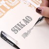 Black Gel Pens Bulk SIKAO 60 Pack Gripped Stick Gel