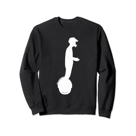 Funny Monowheel Design For Men Women Electric Unicycle EUC Sweatshirt