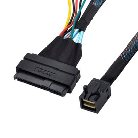 Cablecc U.2 U2 SFF-8639 NVME PCIe SSD Cable for Motherboard Intel SSD 750 p3600 p3700 M.2 SFF-8643 Mini SAS HD