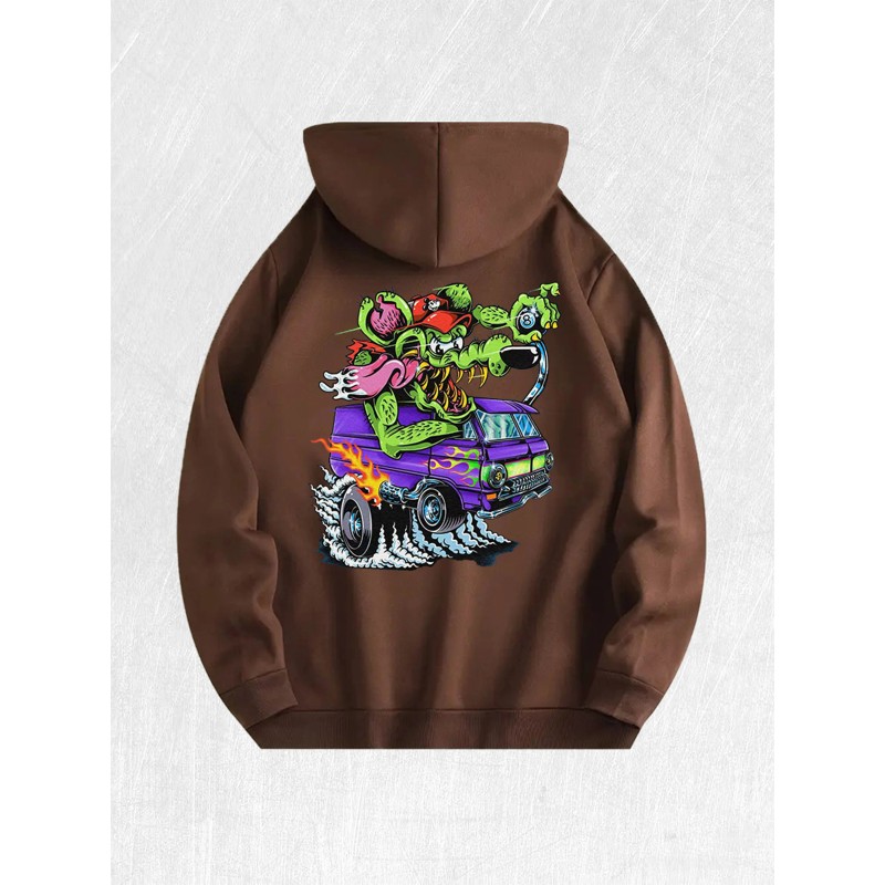 Rat Fink Graphic Hoodie 100% Cotton US Warehouse 7 ColorsColor: