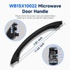WB15X10022 Microwave Door Handle Black Compatible with GE HotPoint