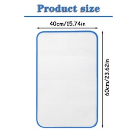 Devenirriche 4 PCS Protective Ironing Cloth,Mesh Protective Ironing Heat Resistant Ironing Mat Scorch-Saving Ironing Protector Pressing Cloth Pad for Avoid Ironing Damage(40 x 60cm)