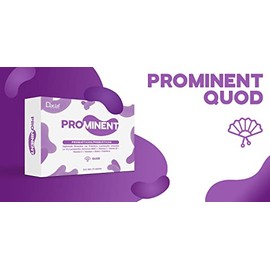 PROMINENT QUOD Probióticos + Prebióticos con Vitaminas para Mujer Microbiota Absorción de Nutrientes Intestinal 60 Días