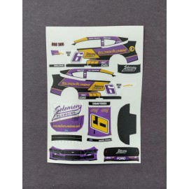 Lionel 2025 Custom Brad Keselowski 6 Solomon Plumbing All Star 1/64 Peel & Stick Decals