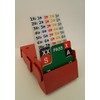 SuperBridgeBox - Bridge Boxes for Bidding (Red), set of 4