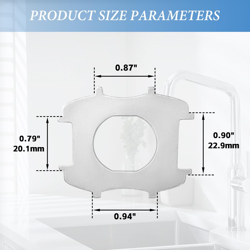 304 Stainless Steel Faucet Aerator Removal Tool for M22/M24 Recessed
