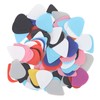 200PCS Guitar Picks Flexibility ABS Abrazine Triangular Molding Guitar Bass