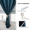 AJAZZ self Adhesive Portable 100% Blackout Curtains Simple and Easy