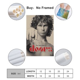 The Doors The Very Best of Doors Canvas Poster Bedroom Decoration Landscape Office Valentine's Birthday Gift Unframe-style12x18inch(30x45cm)