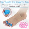iLamvie iLamvie 4pcs Toe Separator,Pedicure Toe Separators,Toe Separators For Nail