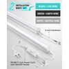 SUNLINKCO (2 Pack 4FT T5 LED Shop Light,6500K,20W,2300LM(Super Bright White)