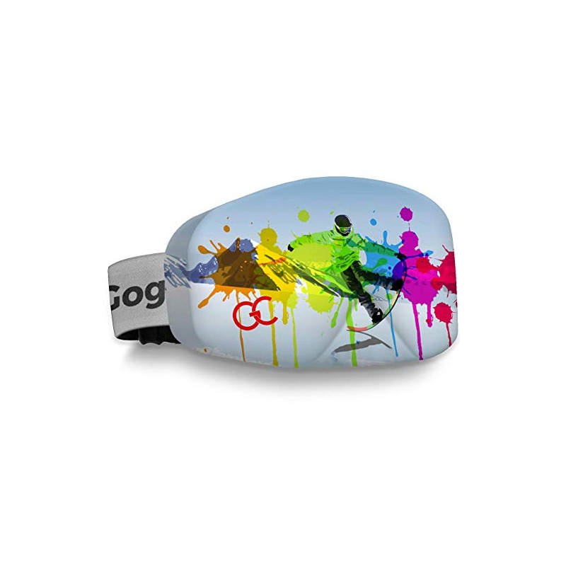 GogglesCover: Protective snow goggles cover, paint splatter snowboard design