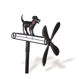 Gift Essentials GEBLUEG081 Black Lab Whirligig (Set of 1)