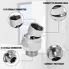 360° Universal Shower Hose Connector Shower Head Extension Shower Head