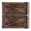 Yosooo Cortina de Ventana Estilo de Puerta de Madera Sala
