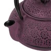 30 oz Cast Iron Teapot Enamel Lining W/Metal Infuser Tea