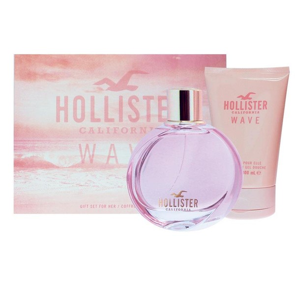 Hollister California Wave Her Eau De Parfum 100ml plus Shower Gel Set
