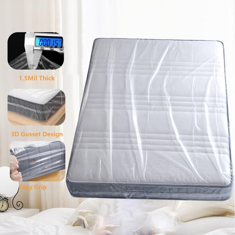 Mattress Bags for Moving Storage,Mattress Protector Cover, Waterproof Mattress Protector