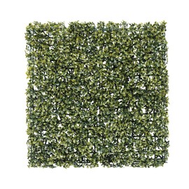 ECOOPTS 20" x 20" Artificial Ivy Fence Greenery Panel Yellow Pittoso Boxwood Privacy Fence Ivy Screen Decoration for Home Backyard Patio Indoor Outdoor (1 Piece)