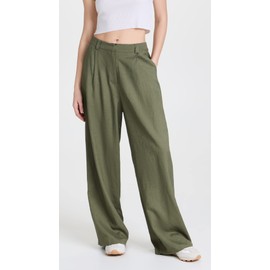 Lioness Women's La Quinta Pants, Khaki, Green, S