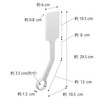 Yamazaki 6308 Film Hook, Air Conditioner, Indoor Clothesline, Pole Holder,