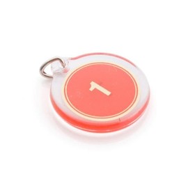Double-sided number tag red/Key ring/Ring/Number tag ring/Double-sided number tag/Multi-purpose ring/Key number tag/Key number ring/Key sorting ring/ / 양면번호표 빨강/열쇠고리/고리/번호표고리/양면번호표/다용도고리/열쇠번호표/열쇠번호고리/열쇠분류고리/