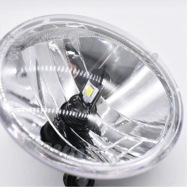 importstore Pair For 2007-2012 Ford Escape Pair Front 4" Inch Round Fog Lights 6000K W/Bulbs