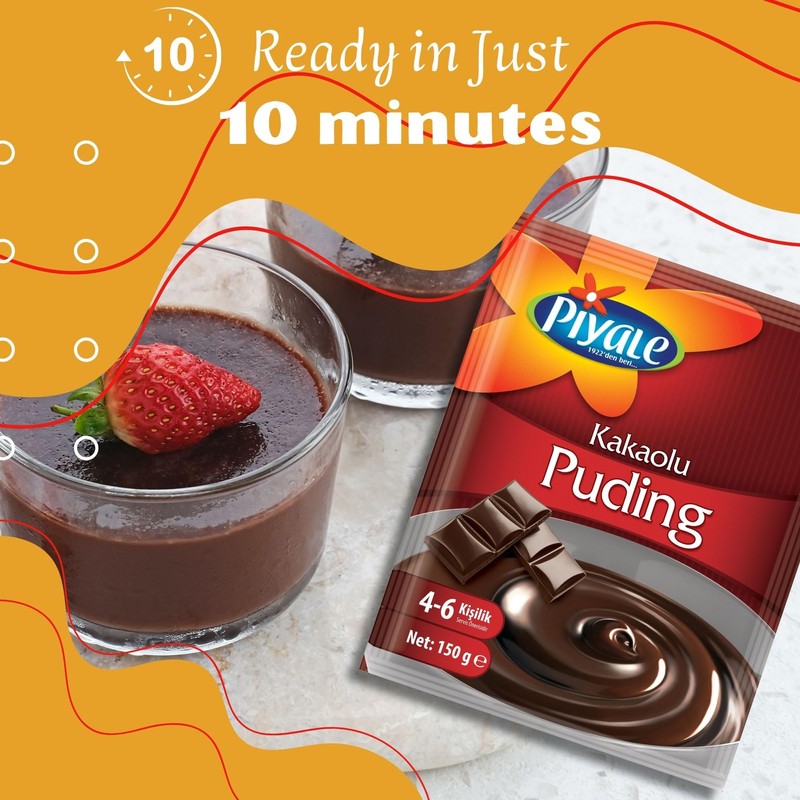 VHD Piyale Cocoa Pudding Instant Pudding - Kakaolu Puding, Dessert