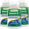 Best Naturals Vitamin B1 as Thiamine Mononitrate 100 mg 120